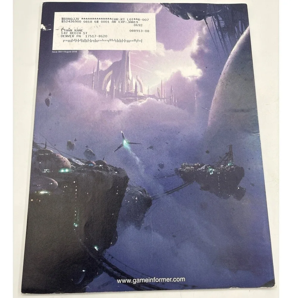 Game Informer Destiny 2 Forsaken Magazine‎ 2018 Issue 304 Bungie Collectible